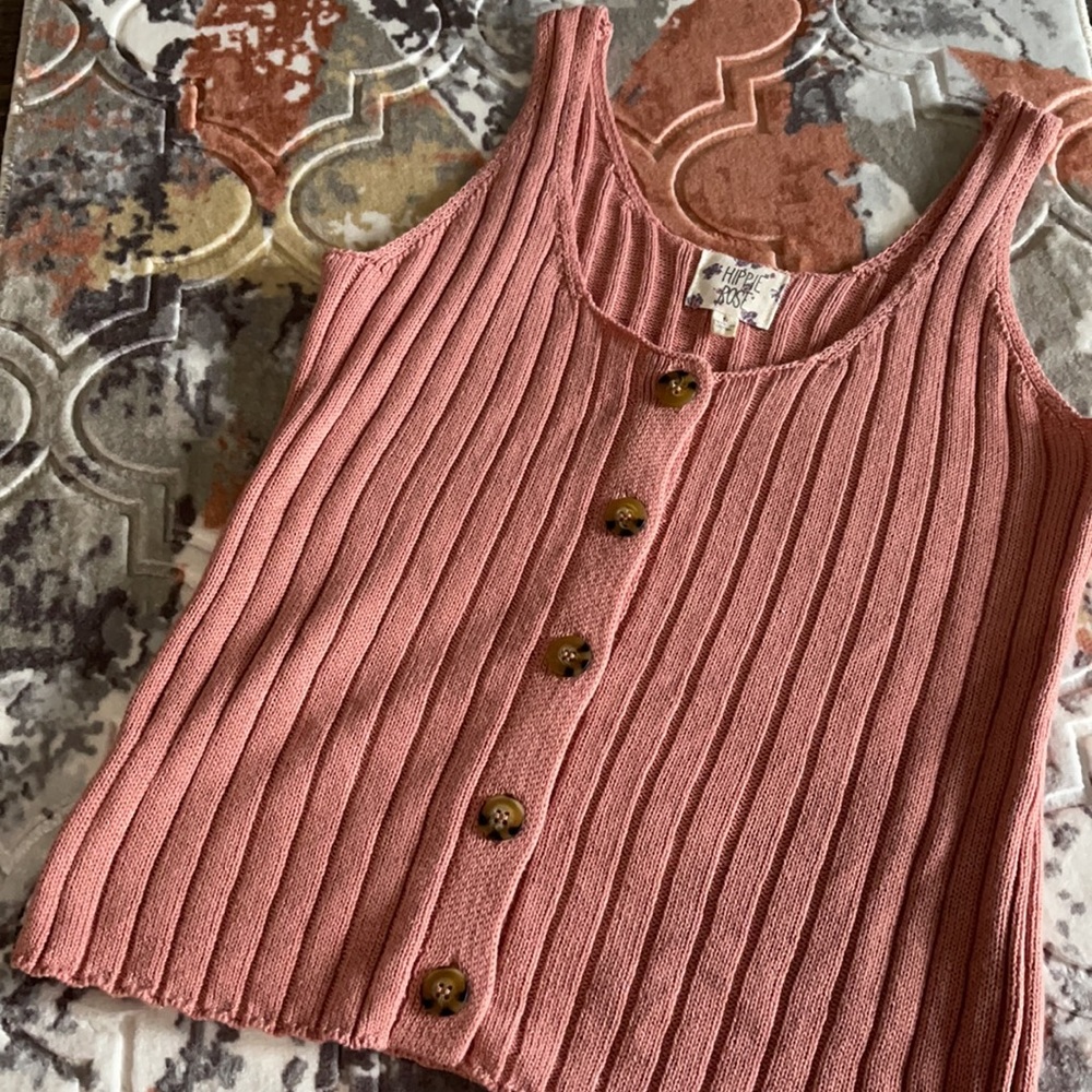 NWOT Hippie Rose Sleeveless Top